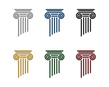 Pillar Logo For Law Office