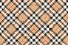 Pride Of Scotland Gold Tartan Fabric Texture Diagonal Seamless P