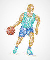 Wall Mural - abstract, basketball, athlete