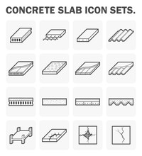 Concrete Slab Icons