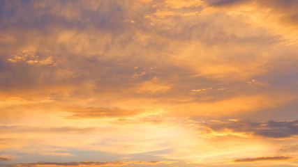 orange clouds at sunset videography different states and configurations sky flying clouds on it in h