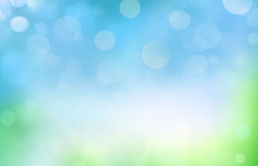 Wall Mural - Spring or summer background blur.