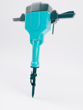 3D Render Of An Isolated Jack Hammer