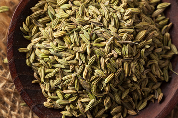 Canvas Print - raw organic fennel Seed