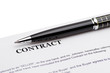 © sacura14 - Close-up of pen on contract
