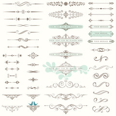 Wall Mural - ornate design set