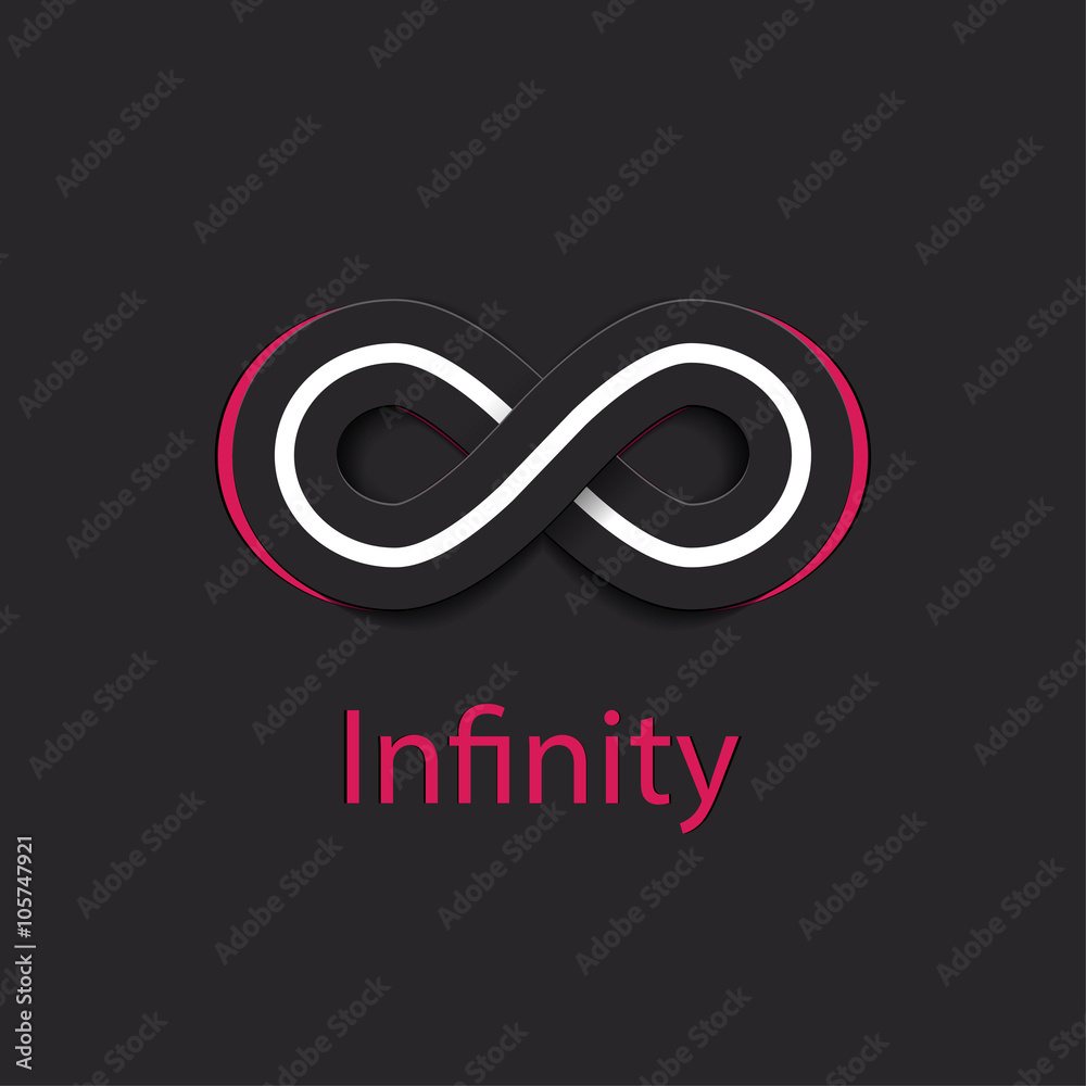 Infinit Sign Logo Infinity Symbol Logo. Vector Illustration Stock Vector | Adobe Stock