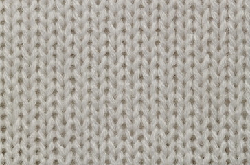 Sticker - White knitting wool texture for pattern and background