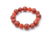 coral bracelet isolated