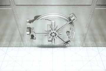 Poster - Bank vault top view