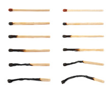 Different Stages Of Match Burning