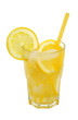 lemonade in a glass isolated