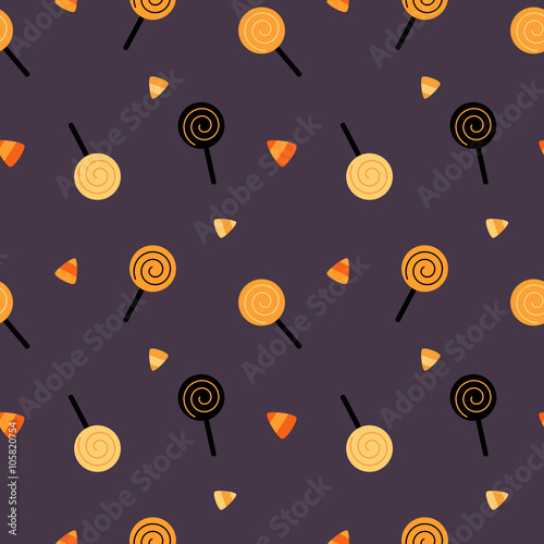 Cute Cartoon Halloween Candies Seamless Vector Pattern Background Illustration Buy This Stock Vector And Explore Similar Vectors At Adobe Stock Adobe Stock