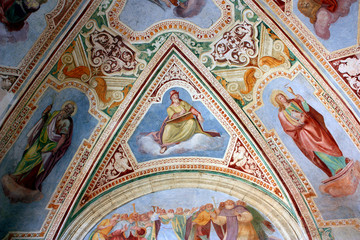  Rom, San Giovanni in Laterano, Deckenfresken in der Loggia