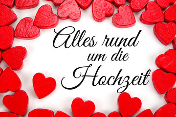 Wall Mural - Alles rund um die Hochzeit