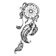 © naum - Ethnic dream catcher with feathers.