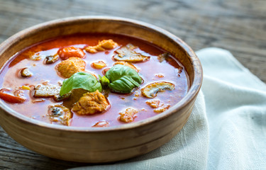 Canvas Print - Thai red chicken curry