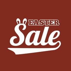 Wall Mural - easter sale type font for business