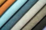 Fototapeta Góry - Colorful cotton textile