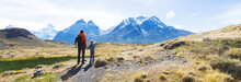Family Hiking In Patagonia