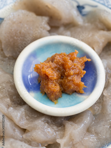 刺身こんにゃくと柚子胡椒 Stock Photo Adobe Stock 刺身こんにゃくと柚子胡椒 Stock Photo Adobe Stock