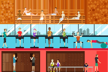 Poster - Inside Gym Scene