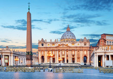 Vatican, Rome, St. Peter's Basilica - Nobody