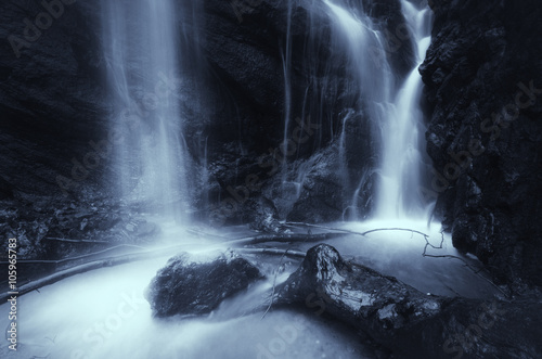 waterfall at night detail © andreiuc88