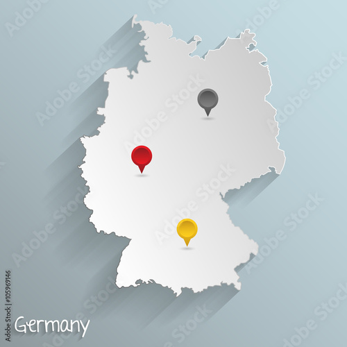 Deutschland Land Karte 3d Vektor Grafik Buy This Stock Vector And Explore Similar Vectors At Adobe Stock Adobe Stock