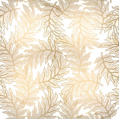 Poster - Abstract vintage seamless damask pattern
