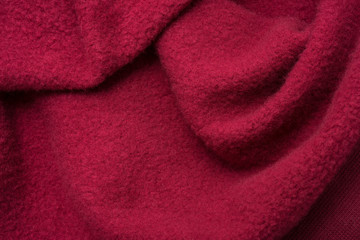Wall Mural - Red Wool Cloth Swatch