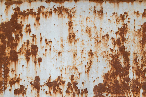 Fotografía rust metal plate texture