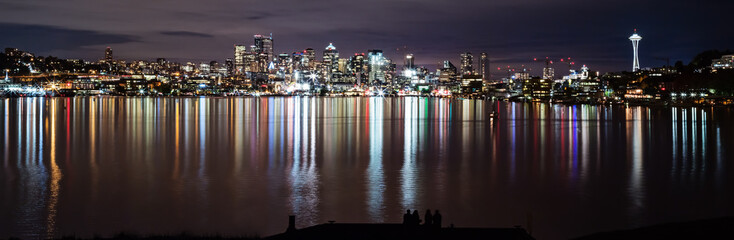 Nightview from Gasworks Park –  Seattle