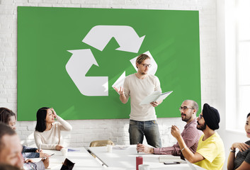 Wall Mural - Recycle Green Environment Conservation Eco Concept