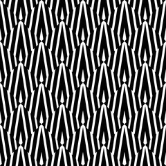 Abstract White Black Psychedelic Pattern