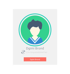 Aufkleber - website element contact design flat
