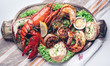Grilled Lobster & Prawn Platter