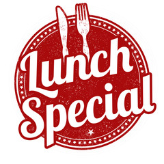 Lunch special stamp