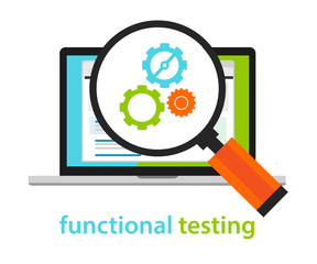 Canvas Print - functional testing software development process methodology