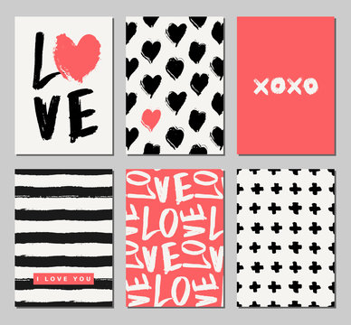 Wall Mural -  - valentine's day designs set