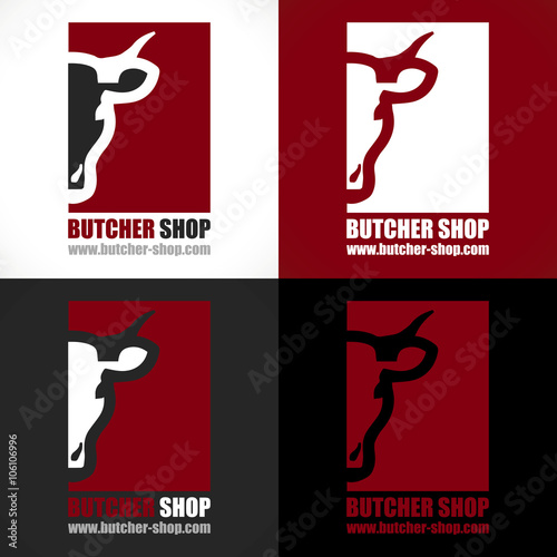 Fotografía logo artisan boucher boucherie charcuterie