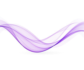 Poster - Abstract vector background, futuristic wavy 
