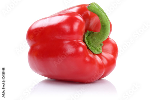 Fotografía Paprika rot Gemüse Freisteller freigestellt aislado