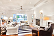 © JRstock - Beautiful sofa set with a glass table in the center