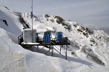 Oxygen Station On Snow Mountain