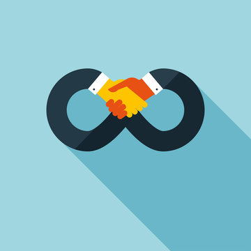 handshake icon color