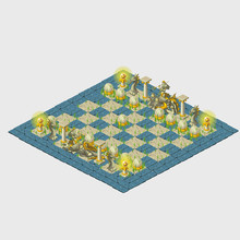 Soldados de xadrez  Vectores de Domínio Público