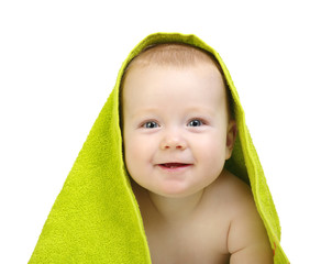 baby in towel