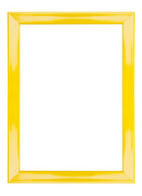Yellow Frame Abstract Background Has Clipping Path