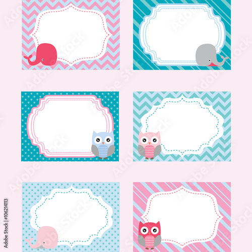 Printable Labels Set. Stock Vector | Adobe Stock